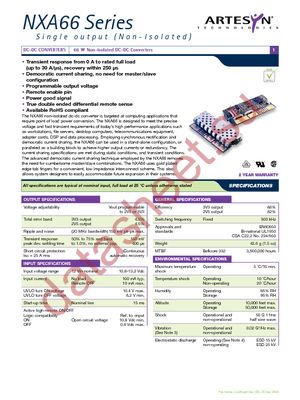 NXA66-12P3V3C datasheet  